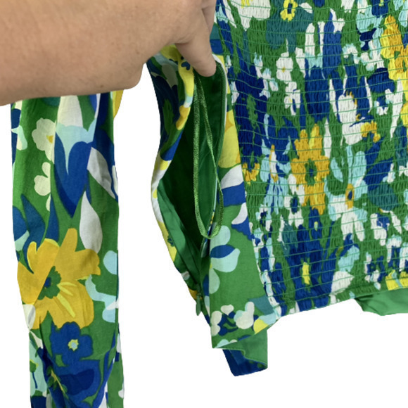 WALTER BAKER Green Disco Floral Kimora Crop Top -‎ NWT - Picture 10 of 15